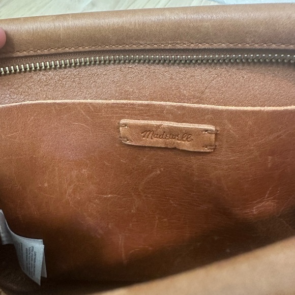 Madewell The Transport Camera Bag - Tan Leather Crossbody - Picture 2 of 7
